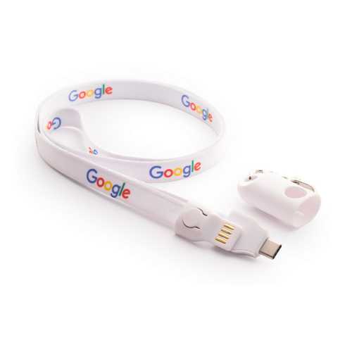 2-in-1 Charging Cable Lanyard